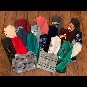 Boys 4T Long Sleeve Shirt Lot